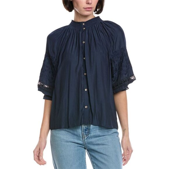 Ramy Brook Tops - Ramy Brook Womens  Maddy Top, Navy
